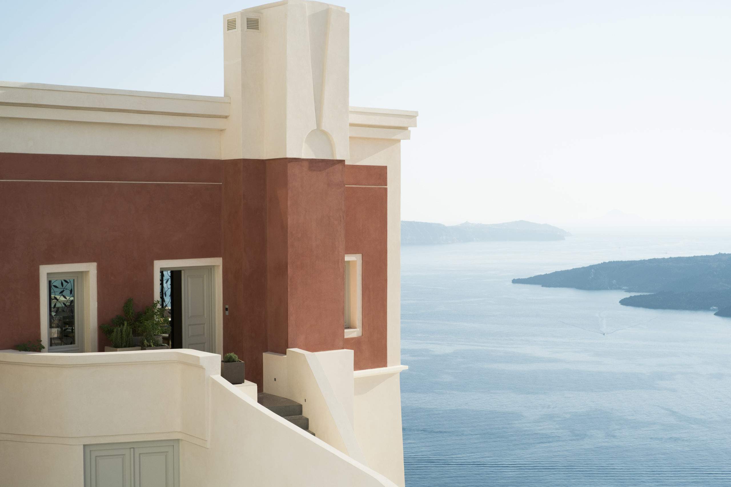 Luxury Hotel Villa Bordeaux & La Colline restaurant Santorini, Territory, 13.05.2020.P.P