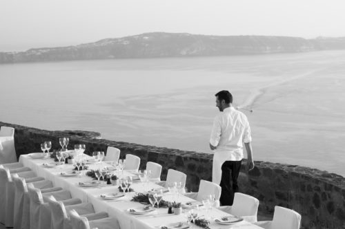 Couples wishing to arrange a premium wedding reception in Santorini in an elegant setting oozing romance are welcome to contact our Santorini wedding planner and arrange a wedding and honeymoon in Santorini that will long be remembered.