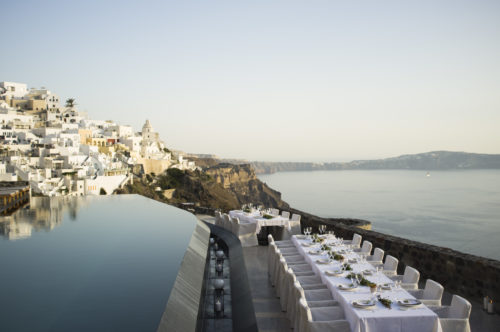 Brilliantly set in Fira town, of the insular complex of the Cyclades, villa Bordeaux encapsulates the vibrancy of the bustling town of Fira and the blissfulness of an island hideaway allowing couples to celebrate their love for one and other in an atmosphere drenched with unrivalled charm and romance.