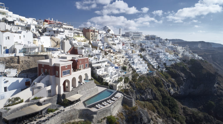 Villa Bordeaux, Luxury Hotel, Santorini, Territory, 28.04.2020