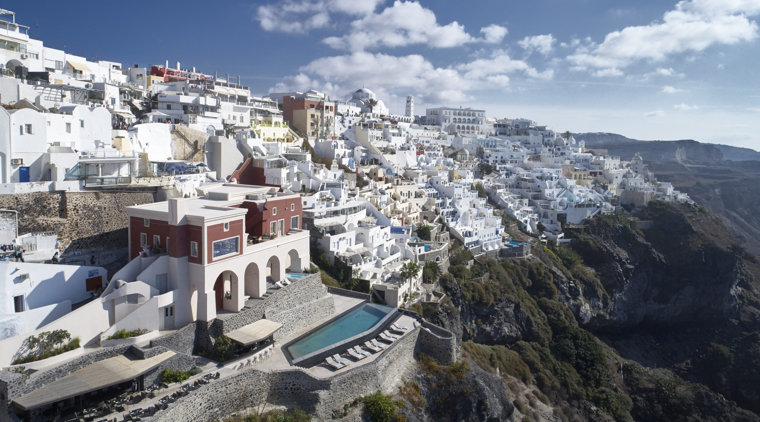 Villa Bordeaux, Luxury Hotel, Santorini, Territory, 28.04.2020